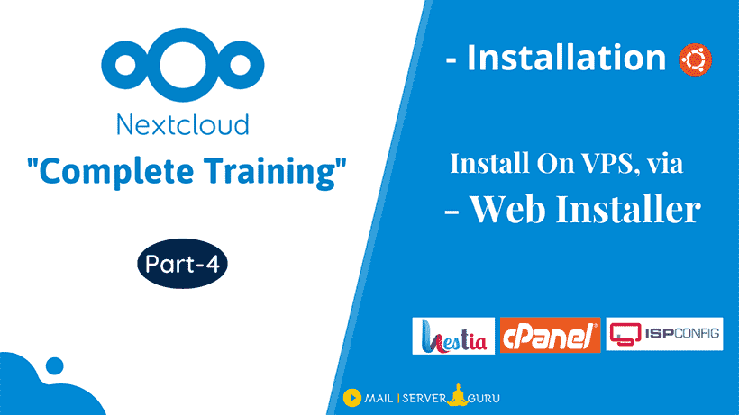 Install Nextcloud on Web Panels via Web Installer