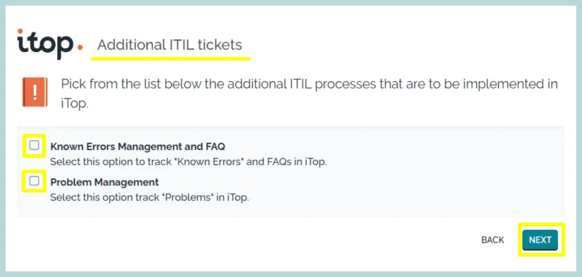 Additional ITIL Tickets