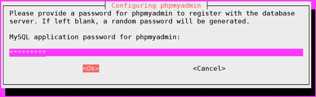 itop install ubuntu phpmyadmin password