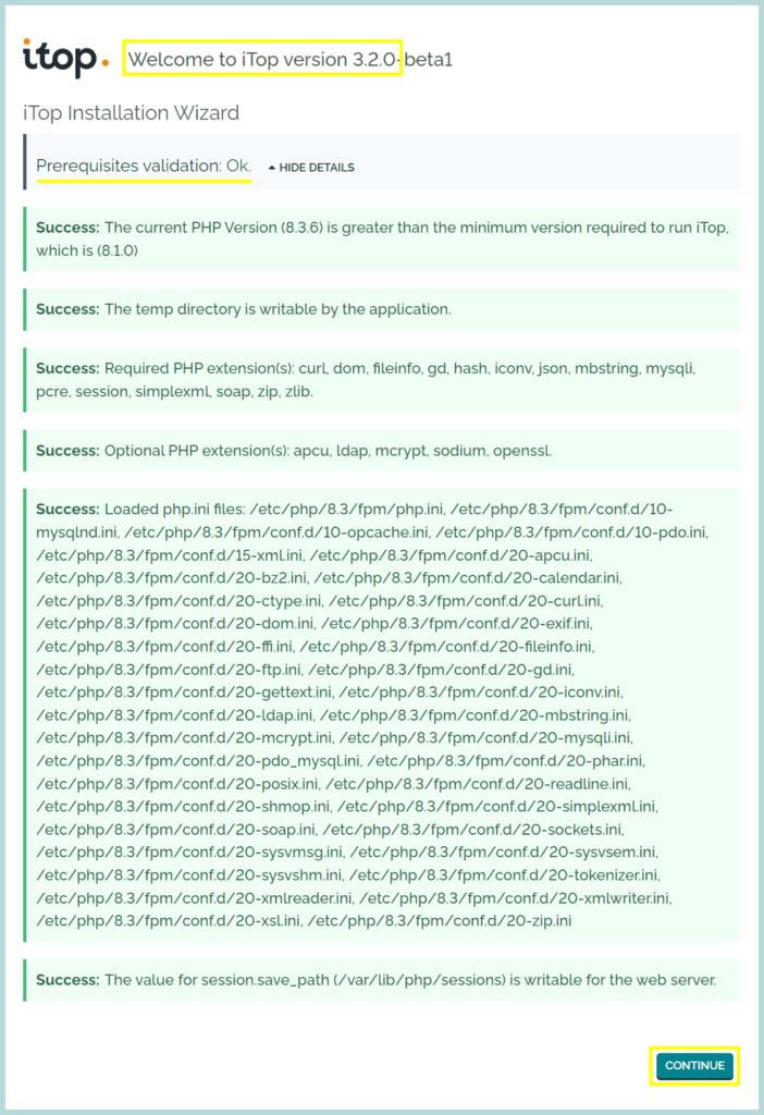 itop-installation-ubuntu-24-04-prerequisites-check