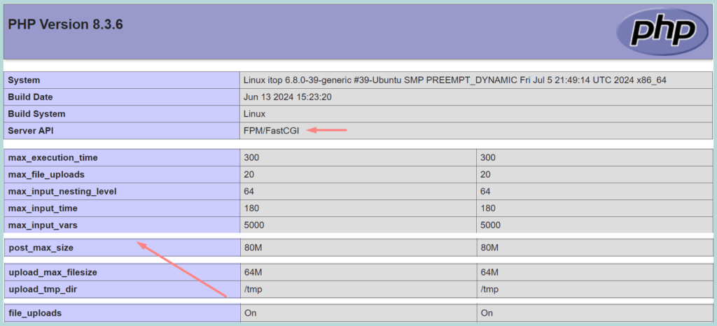 itop installation ubuntu php-fpm