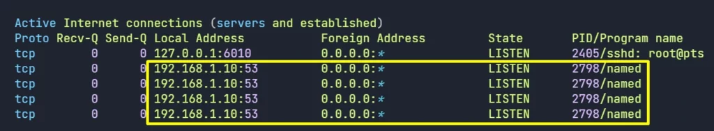 DNS Ports are Listening